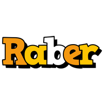 Raber cartoon logo