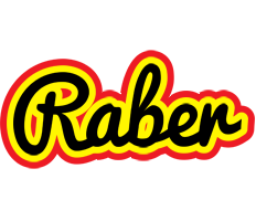 Raber flaming logo