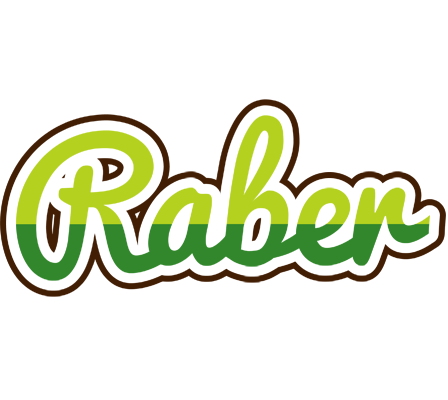 Raber golfing logo