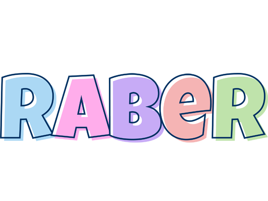 Raber pastel logo