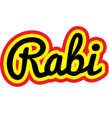 Rabi flaming logo