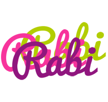 Rabi flowers logo