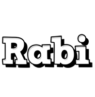 Rabi snowing logo