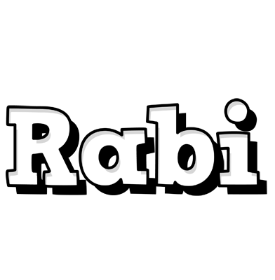Rabi snowing logo
