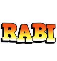 Rabi sunset logo