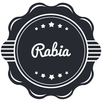 Rabia badge logo