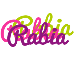 Rabia flowers logo