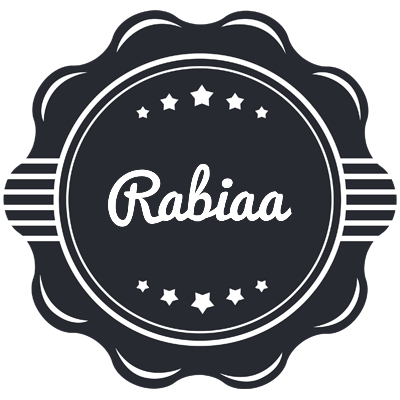 Rabiaa badge logo