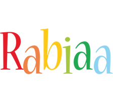 Rabiaa birthday logo