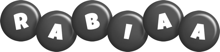 Rabiaa candy-black logo