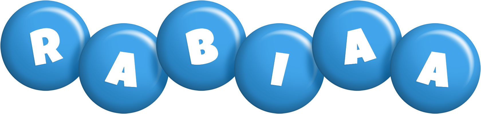 Rabiaa candy-blue logo