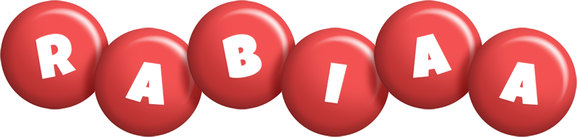 Rabiaa candy-red logo