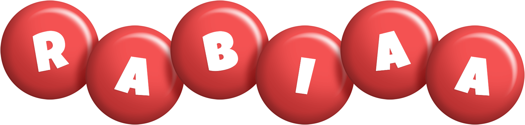 Rabiaa candy-red logo