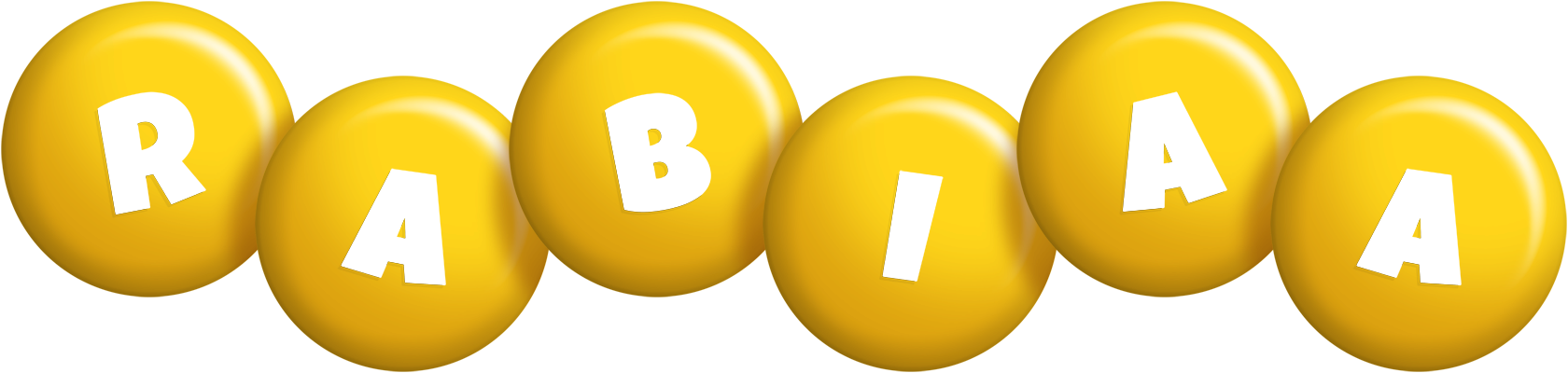 Rabiaa candy-yellow logo