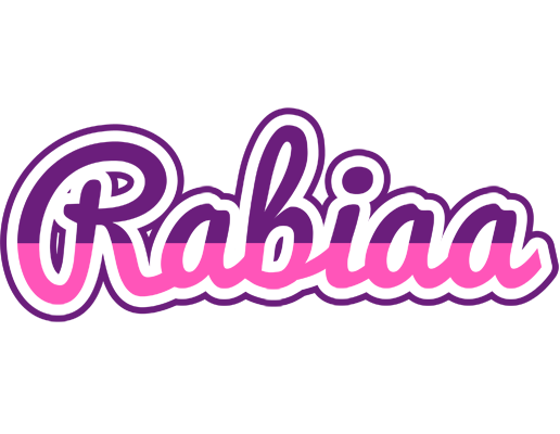Rabiaa cheerful logo