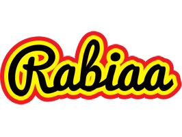 Rabiaa flaming logo