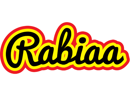 Rabiaa flaming logo