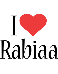 Rabiaa i-love logo