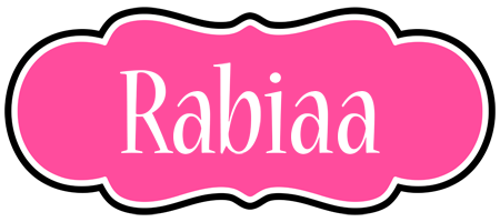 Rabiaa invitation logo