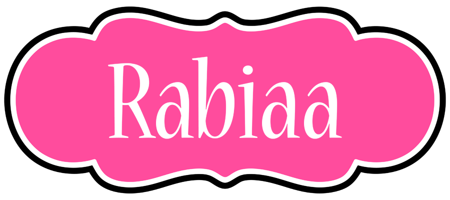 Rabiaa invitation logo