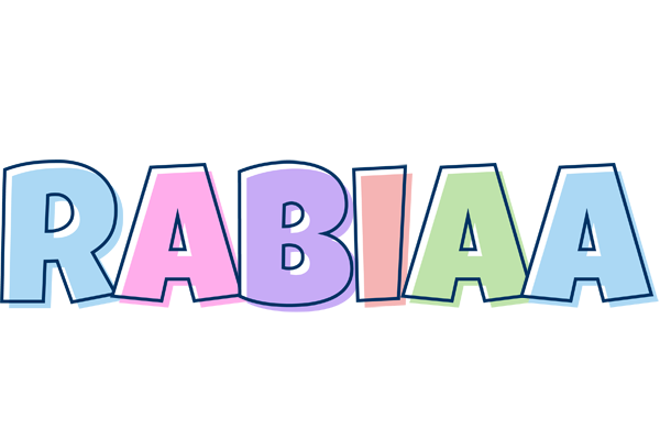 Rabiaa pastel logo