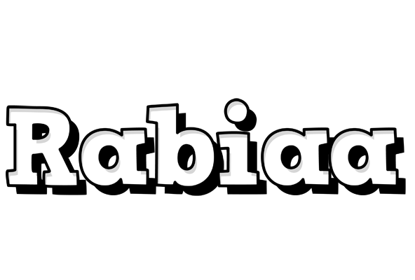 Rabiaa snowing logo