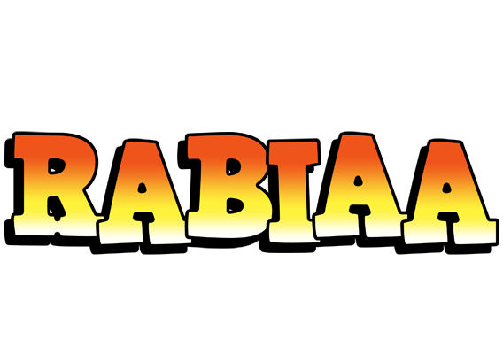 Rabiaa sunset logo