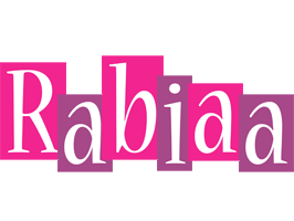 Rabiaa whine logo
