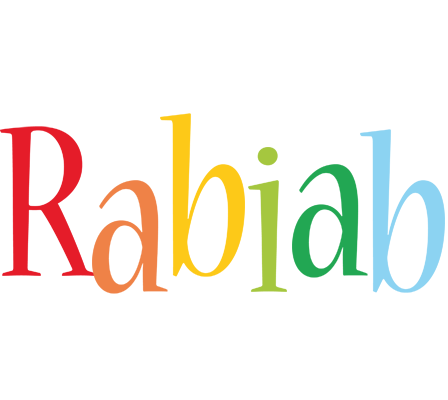 Rabiab birthday logo