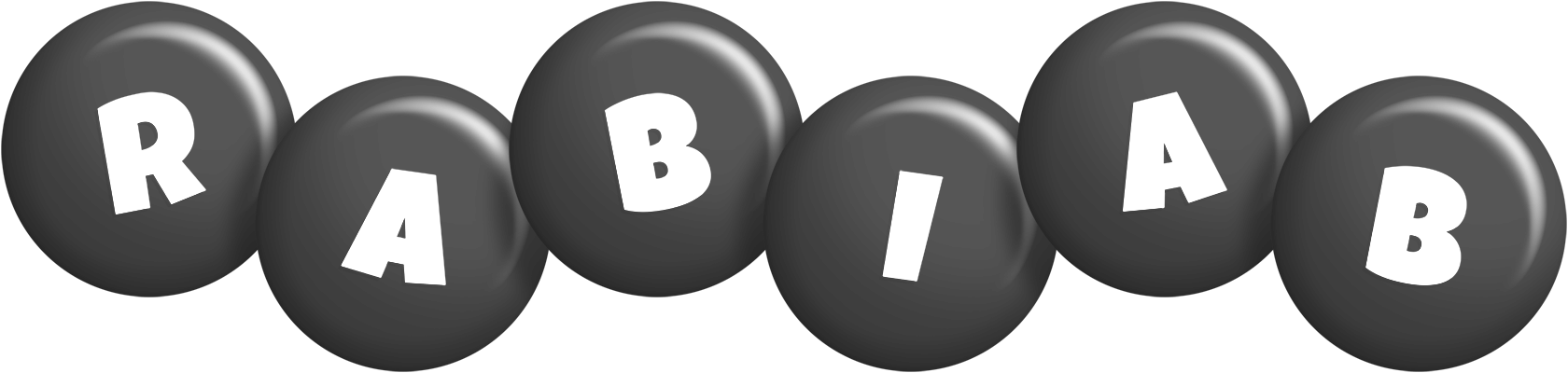 Rabiab candy-black logo