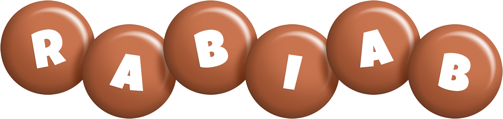 Rabiab candy-brown logo