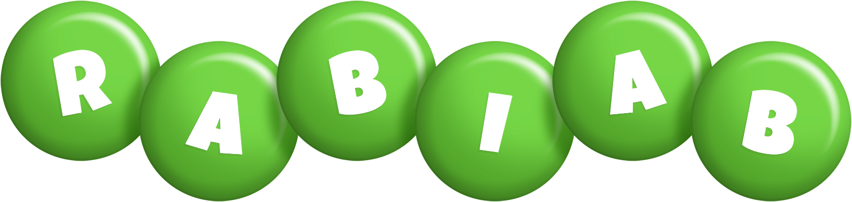 Rabiab candy-green logo