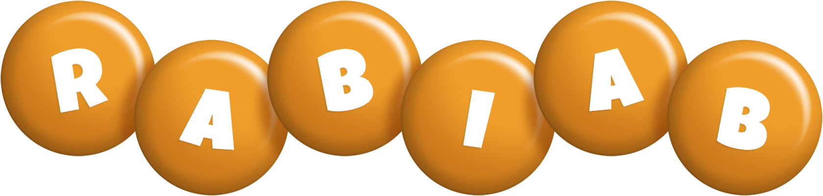 Rabiab candy-orange logo