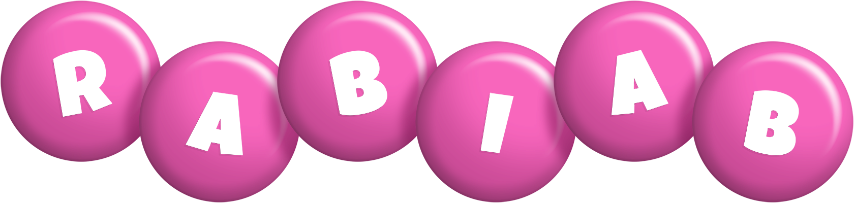 Rabiab candy-pink logo