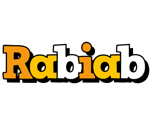 Rabiab cartoon logo