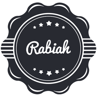 Rabiah badge logo