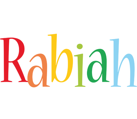 Rabiah birthday logo