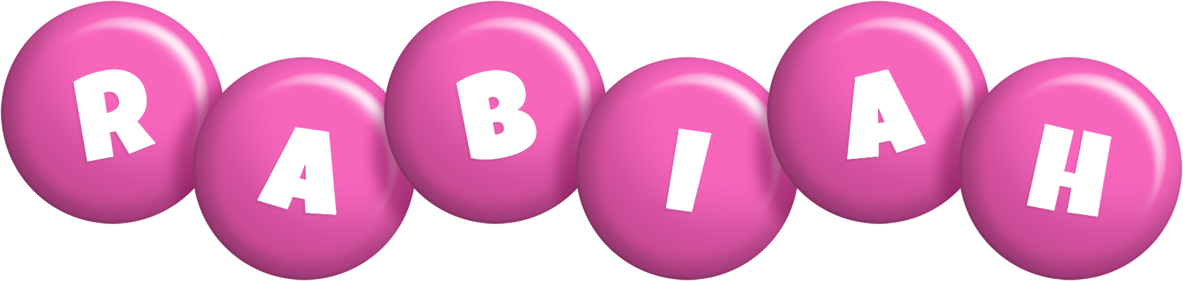 Rabiah candy-pink logo