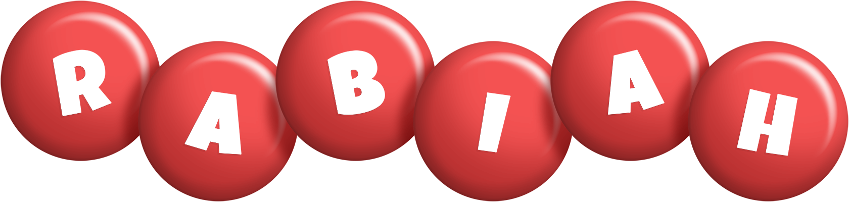 Rabiah candy-red logo