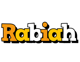 Rabiah cartoon logo