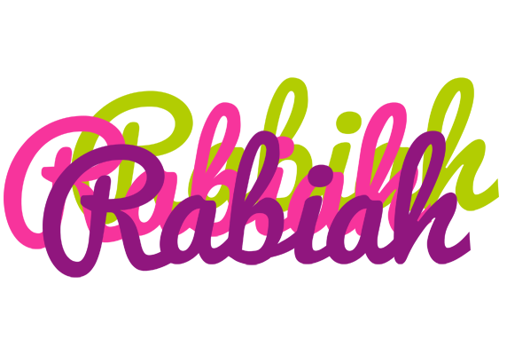 Rabiah flowers logo