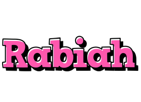 Rabiah girlish logo