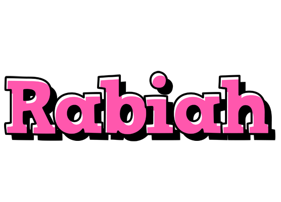 Rabiah girlish logo