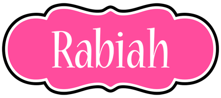 Rabiah invitation logo