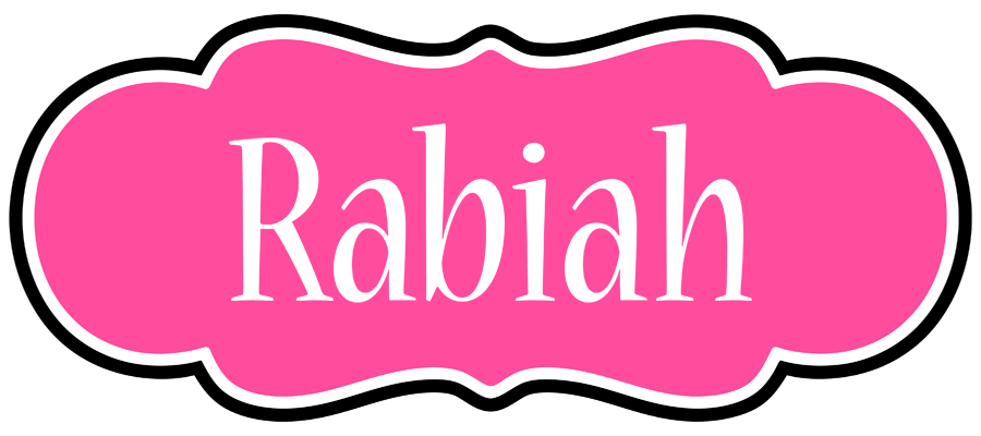 Rabiah invitation logo