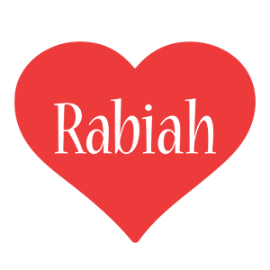 Rabiah love logo