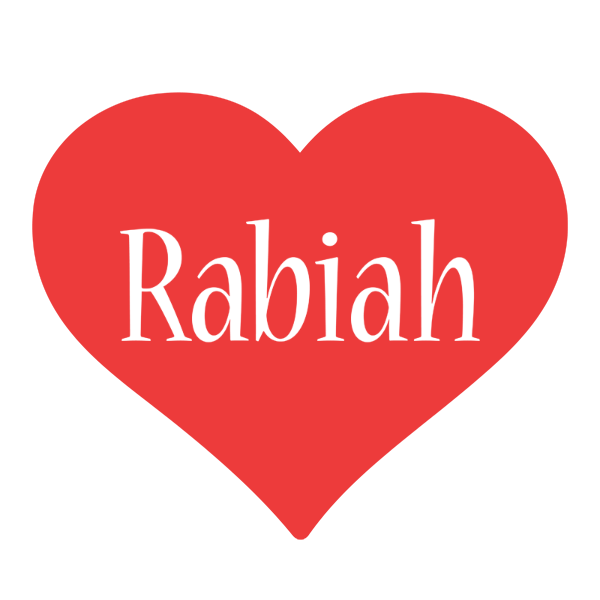 Rabiah love logo