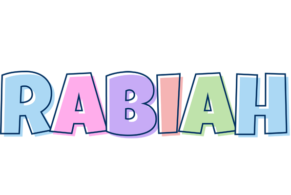 Rabiah pastel logo