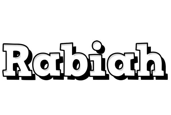 Rabiah snowing logo