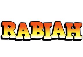 Rabiah sunset logo